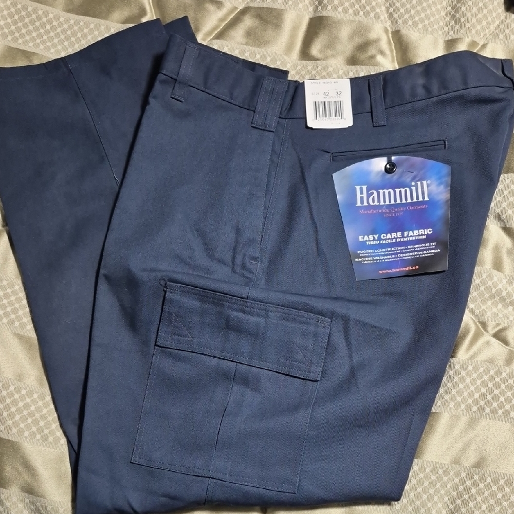 HAMILL WORKWEAR Men's Navy Pants
